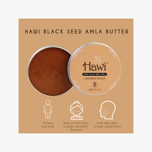 Hawi Blackseed Amla - NET WT 100ml (3.4 fl oz) | Acne & Eczema Relief