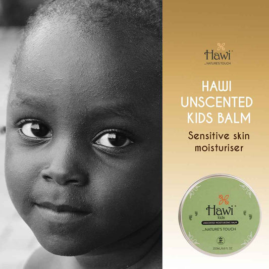 Hawi Kids Unscented Balm 200ml | Gentle Moisturizer for Dry & Sensitive Skin