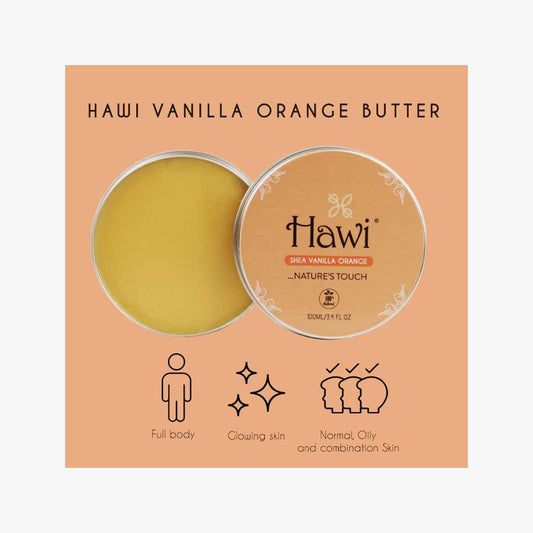 Hawi Vanilla-Orange Moisturizer - NET WT 100ml (3.4 fl oz) | Sweet Hydration for Normal Skin