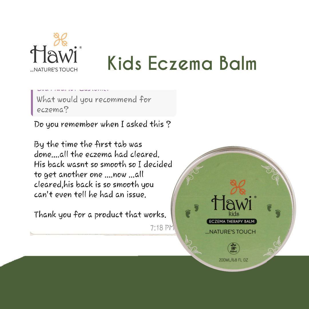 Hawi Kids Eczema Balm - 200ml (6.8 fl oz) | Soothing Relief for Dry & Sensitive Skin