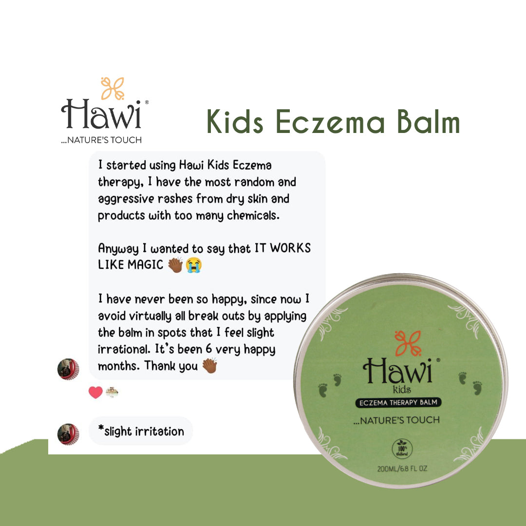 Hawi Kids Eczema Balm - 200ml (6.8 fl oz) | Soothing Relief for Dry & Sensitive Skin