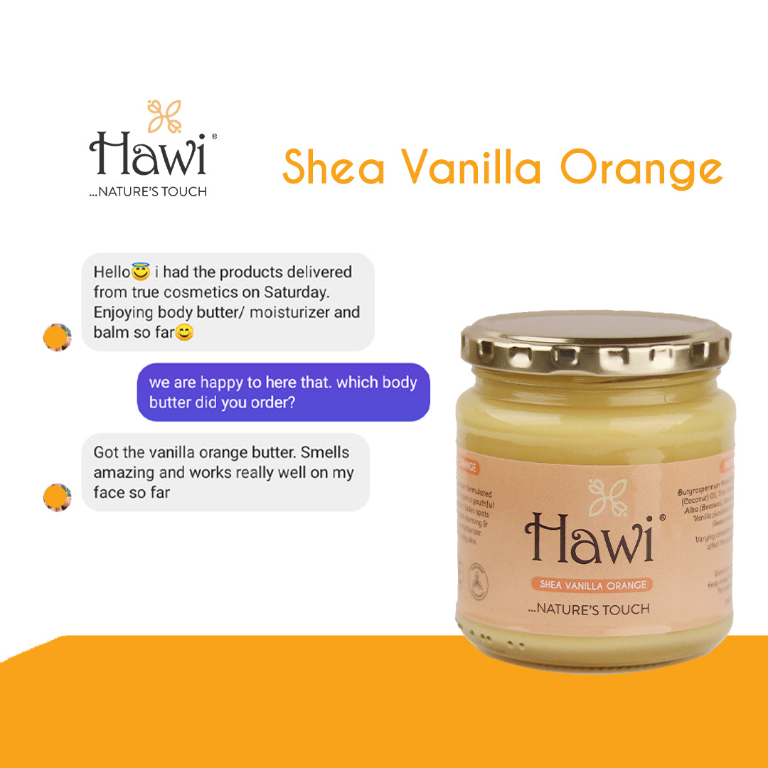Hawi Vanilla-Orange Moisturizer - NET WT 291ml (9.8 fl oz) | Sweet Hydration for Normal Skin