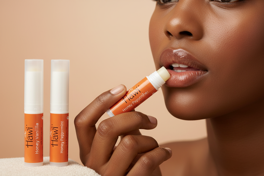 Best Natural Lip Balm in Kenya: Honey Vanilla, Honey Peppermint & Honey Shea | Hawi Nature's Touch