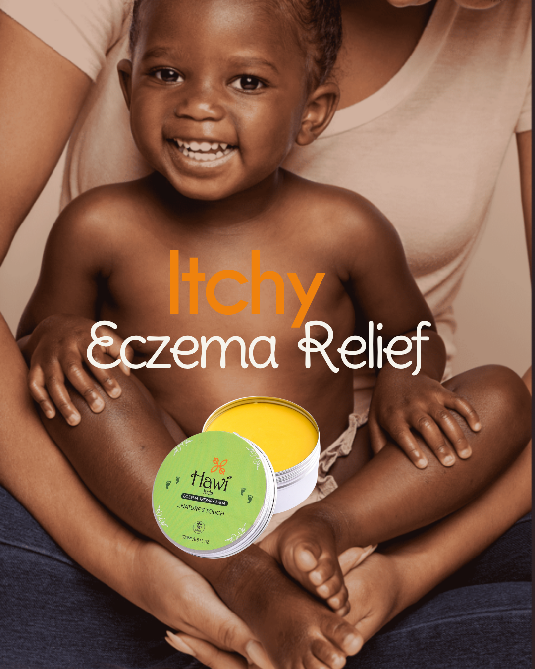 Hawi Kids Eczema Balm 200ml - Soothing Relief for Dry and Sensitive Skin