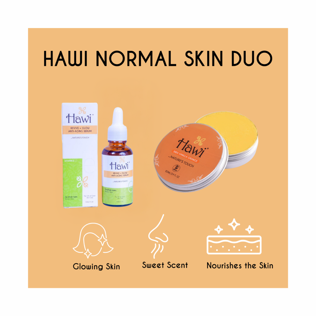 Hawi Normal Skin Duo - Radiant Glow & Sweet Sensation for Normal Skin