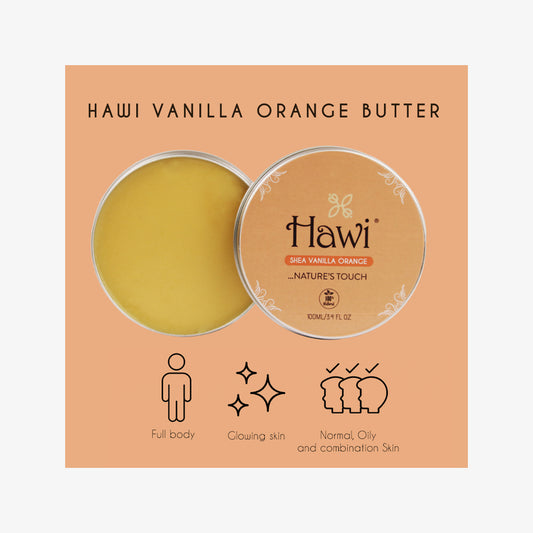 Hawi Vanilla Orange Moisturizer,100ML/3.4 FL OZ
