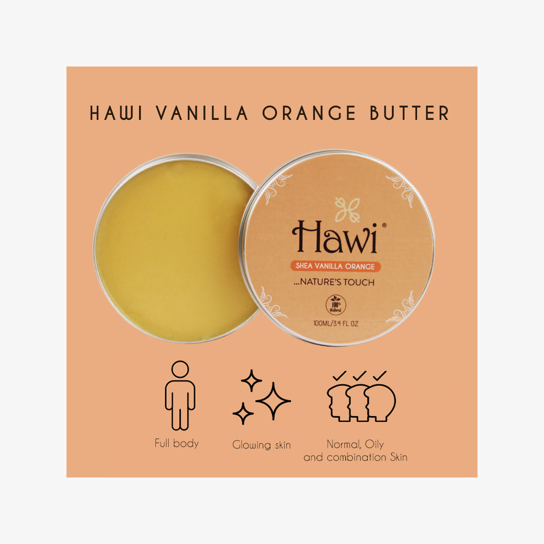 Hawi Vanilla Orange Moisturizer,100ML/3.4 FL OZ