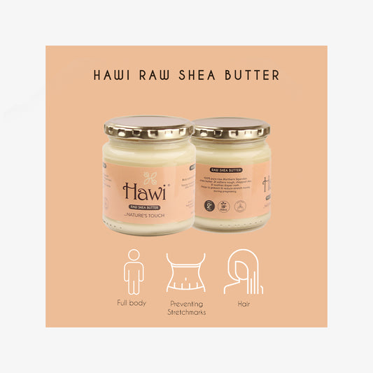 Hawi Raw Shea butter 291ml/9.8 fl-oz