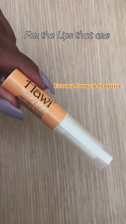 Hawi Honey Peppermint Lip Balm - Mint Sensation for Moisturizing & Nourishing Dry Lips - NET WT 10g (0.35oz)