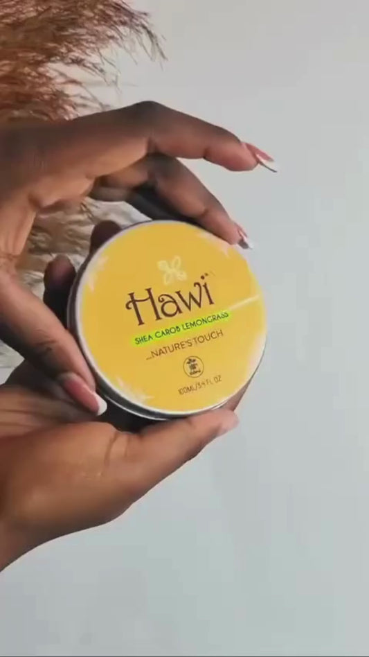 Hawi Carob Lemongrass Moisturizer 100ml - Nourishing Dry Skin & Anti-Aging Solution